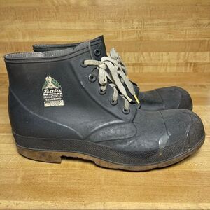 BATA Industrials Standard Men's Size 13 Rubber Lace Up Boots Cap Toe